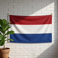 Drapeaux personnalisés 3x5 pieds pour toutes les nations, bannières et fanions en nylon gaufré vert et jaune