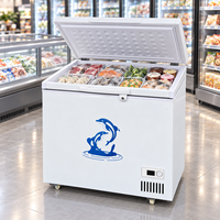 Lemari Pendingin Dada Kompak Satu Pintu, Freezer Putih, Manual Defrost, OEM ODM Grosir Partai Besar untuk Dapur Rumah