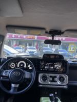 Double écran tactile de 12,3 pouces pour voiture, Android Auto, navigation GPS avec WiFi intégré, caméra de recul pour FJ 2007-2017