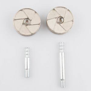 Furniture Assembly Three In One Connector Zinc Alloy Cold Rolled Steel Durable Wardrobe <b>Bed</b> Fastener Eccentric Wheel Screw Nut - Product Image 4
