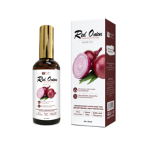 Minyak Rambut Bawang Merah 100ml dengan Ekstrak Tumbuhan Anti Rambut Rontok Memperkuat Akar Perlindungan Panas Tidak Berminyak untuk Perawatan Kulit Kepala Logo Kustom