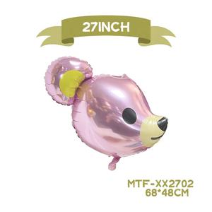 Commercio all'ingrosso 27 pollici Globos decorazioni per palloncini per feste forniture 4D lamina di elio shenge palloncino orso - Product Image 3