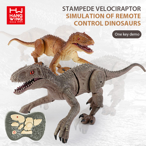 Hw Chàng Trai 2.4G Điều Khiển Từ Xa Jurassic Thế Giới Tàn Đác Raptor RC Đài Phát Thanh Điện Chạy Đi Bộ Khủng Long Mô Hình Cho Trẻ Em Đồ Chơi - Product Image 3