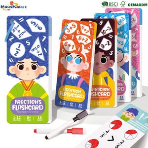 Tarjetas de Memoria para Aprender Números, Tarjetas de Aprendizaje Personalizadas con Números para Escribir, Tarjetas de Suma, Multiplicación y División, Tarjetas Cognitivas para Niños, Educativas - Product Image 1