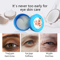 Patch hydratant 100% naturel à base de noix de coco Pure, pour masque pour les yeux, coussinets en Gel Hydrogel, patchs pour les yeux