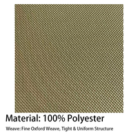 Tissu Oxford en polyester enduit de PU 420D, très vendu par CMT. Matériau ignifuge et écologique pour les applications de sacs