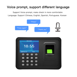Phần mềm quản lý nhân viên Hệ thống chấm công vân tay sinh trắc học với tính năng thiết lập lại Logo tùy chỉnh theo dõi - Product Image 4