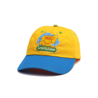Topi Trucker Polyester Berkualitas Tinggi Bordir Grosir Desain Kustom Dua Warna 6 Panel Topi Pria Model Dad Cap BASEBALL CAP