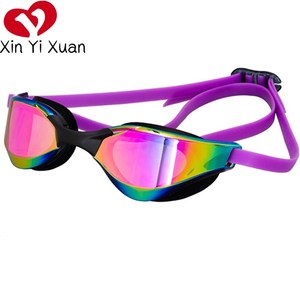 XIN YI XUAN OEM personnalisé XF100 Lunettes de plongée et de natation professionnelles en silicone HD avec protection UV, écologiques et réglables - Product Image 4