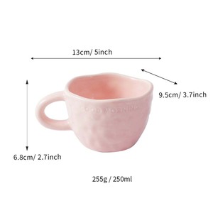 แก้วเซรามิกสไตล์นอร์ดิกพร้อมหูจับ ผิวด้าน เหมาะสำหรับเป็นของขวัญ ผลิตจากเฉาโจว คุณภาพชั้นหนึ่ง - Product Image 3