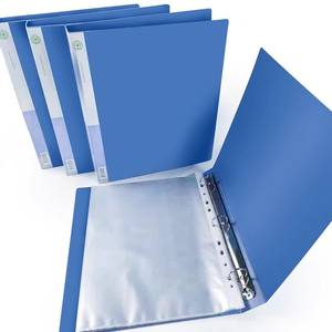 Carpeta <span class=keywords><strong>de</strong></span> <span class=keywords><strong>Archivos</strong></span> con Clip <span class=keywords><strong>de</strong></span> Tres Orificios Perforada <span class=keywords><strong>de</strong></span> PVC A4 para Almacenamiento <span class=keywords><strong>de</strong></span> Hojas Sueltas - Product Image 2