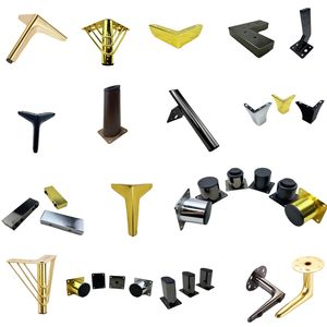 Fabrication de pieds de canapé en métal ODM OEM, vente en gros, pieds de meubles en fer personnalisés, accessoires de quincaillerie, pieds trépieds pour armoires - Product Image 4