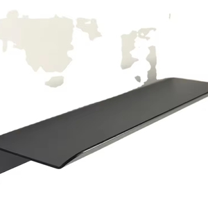 욕실 거실 주방 도구와 함께 사용 미니멀리스트 스테인레스 스틸 플로팅 선반 벽 마운트 장식 디스플레이 랙 - Product Image 2