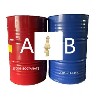 Polyol and Isocyanate polyurethane resin for crafts pu liquid plastic shoe sole`