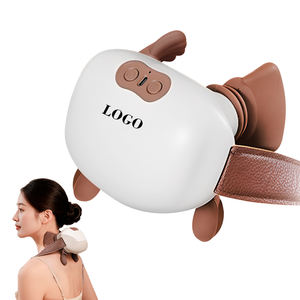 Masajeador de espalda recargable tipo C Masajeador de hombros y cuello con carga Masajeador de hombros y cuello con forma de mano con calor - Product Image 1