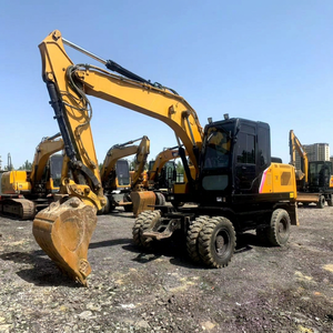 <b>Cheap</b> Price SANY SY155W Wheeled Excavator 13.5 Ton Operating Weight Isuzu Engine 0.58 m <b>Bucket</b> Capacity for Construction On Sale - Product Image 1