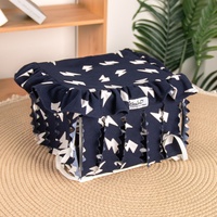 Honeybag Nid tunnel pour hamster en velours doux et coton anti-morsure, avec motifs de branches fleuries, pour hiver et été