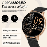 Montre connectée LIGE BW0608 CE pour femmes et hommes, répondre aux appels, tracker de fitness, moniteur de fréquence cardiaque, SpO2, montres intelligentes pour Android IOS