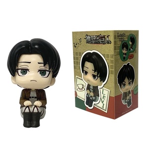 <span class=keywords><strong>Figurine</strong></span> de dessin animé Attack on Titan Eren Jaeger Levi Ackerman Captain, décoration de bureau, décorations de voiture, jouet tendance - Product Image 6