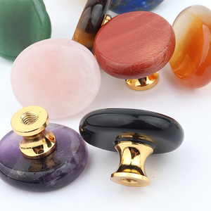Fabricant de poignées d'armoires de cuisine en pierre brute et cristal naturel Poignée décorative de boîte à bijoux Poignée de porte Bouton de tiroir - Product Image 6