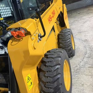 Chargeuse compacte à quatre roues motrices HS260 pour travaux agricoles et de construction, multi-usages, certifiée CE - Product Image 2
