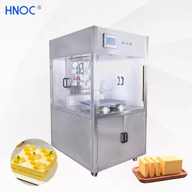 Commercial Bakery Automatic Ultrasound Food Board Cheese Laser Knife Ultrasonic Cake Divider Cutter Slice Slicer Cutting Machine