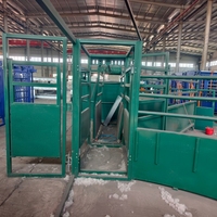 Corral de Alta Calidad para Ganado, de Acero Galvanizado Resistente, para Cría de Ganado Vacuno y Ovino, Ecológico y Fácil de Montar