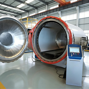 Autoclave composite à <span class=keywords><strong>vide</strong></span> haute pression avec <span class=keywords><strong>pompe</strong></span> automatique, construction en acier au <span class=keywords><strong>carbone</strong></span>, spécial <span class=keywords><strong>pour</strong></span> le <span class=keywords><strong>moulage</strong></span> de fibres de <span class=keywords><strong>carbone</strong></span>, certifié CE - Product Image 6