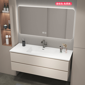 Nuovo Arrivo: Mobile <span class=keywords><strong>Bagno</strong></span> Sospeso con Specchio e Vano Trucco - <span class=keywords><strong>Arredo</strong></span> Elegante per il Tuo <span class=keywords><strong>Bagno</strong></span> Moderno - Product Image 2