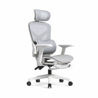 Sillas de oficina ergonómicas al por mayor con sistema de soporte lumbar, tela transpirable de alta elasticidad, respaldo alto, certificación BIFMA CE EN1335, personalizables