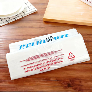 Tùy chỉnh dày siêu thị Vest Túi mua sắm thực hiện t Áo sơ mi túi may mặc túi nhựa cho siêu thị - Product Image 5