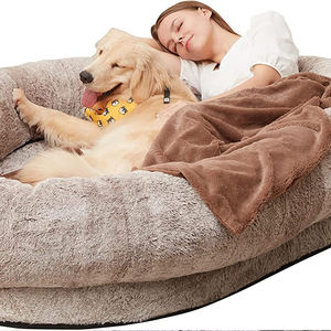 Nuevos suministros para mascotas cama para mascotas acogedor nuevo sofá de lujo cómoda cama gruesa para mascotas para humanos - Product Image 1