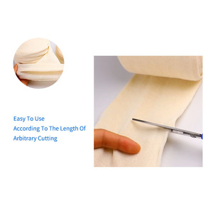 Venda tubular de algodón de alta elasticidad para uso médico, varios tamaños, para retención de apósitos y soporte en lesiones de tejidos blandos - Product Image 3