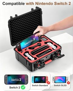 STARTRC GAMES Su Geçirmez Sert Kılıf, Dock'lu Switch 2. Nesil Konsol için |   Özel Kesimli Köpük İçlikli Hassas Uyumlu EVA Kılıf - Product Image 3