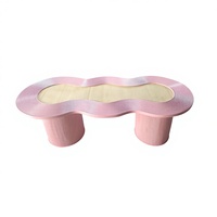 Table de fête personnalisée en gros pour enfants, table de mariage extérieure, table de mariage en lierre véritable