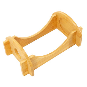 Estante para vinos/champán de bambú y madera, creativo, moderno, minimalista y personalizable, elegante y sencillo. - Product Image 4