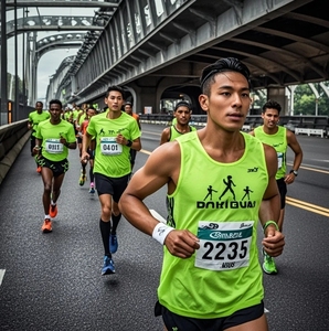 เสื้อกล้ามสำหรับวิ่งมาราธอนเสื้อกล้ามโพลีเอสเตอร์แขนกุดแห้งเร็วผ้าซับลิเมชัน - Product Image 2