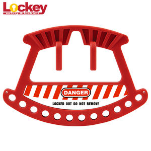 पोर्टेबल रेड सेफ्टी लॉक पैडलॉक रैक किट 12 ताले के साथ - Product Image 2