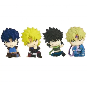 Lot de 4 figurines anime <span class=keywords><strong>JOJO</strong></span> Jonathan Joseph en pose assise dans une boîte mystère, idéal comme cadeau - Product Image 5