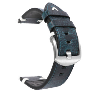 Cinturino per orologio in pelle Vintage cinturino per orologio italiano fatto a mano di lusso da 22mm cinturino da polso in vera pelle a sgancio rapido per <span class=keywords><strong>Samsung</strong></span> - Product Image 4