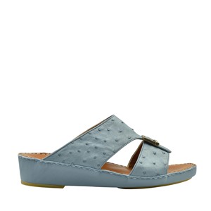 SHIKOL Sandali Arabi Premium in Pelle di Struzzo con Fibbia Metallica Personalizzata, Ciabatte di Lusso Fatte a Mano, Scarpe del Golfo all'Ingrosso, Ramadan - Product Image 4