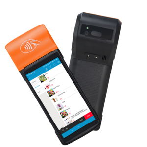 Giá rẻ nhất Wifi/GPS/NFC phiên bản cầm tay <span class=keywords><strong>Android</strong></span> hệ thống thiết bị đầu cuối <span class=keywords><strong>POS</strong></span> Qualcomm CPU cảm ứng di động máy <span class=keywords><strong>POS</strong></span> - Product Image 1