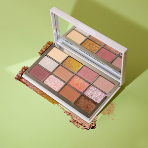 Palette de <span class=keywords><strong>fard</strong></span> <span class=keywords><strong>à</strong></span> paupières avec miroir Vente en gros Quotidien Fête Usage professionnel Longue durée Pigment Mat Shimmer Mix Neutre Chaud - Product Image 2