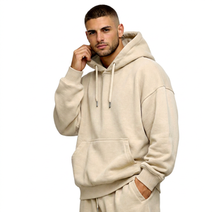Survêtement de sport décontracté pour homme, personnalisé, à capuche, écologique, léger, imprimé, 2 pièces, avec poches, pour l'hiver - Product Image 3