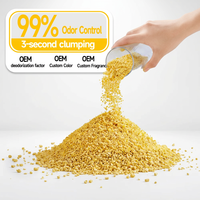 Litière pour chat au millet – Extrait Premium Biodégradable, Contrôle des odeurs, Absorption rapide, À base de plantes, Vente directe usine OEM