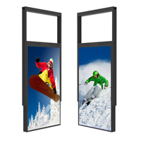 Pantalla de Menú Ultrafina para Tiendas y Restaurantes, Pantalla Digital de Publicidad de 65 Pulgadas, Alto Brillo, 2500 Nitro, Montaje en Pared