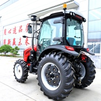 Traktor Mini 75HP 4WD Mesin Pertanian Peralatan Bajak Pertanian Traktor Roda Pertanian Traktor Pertanian Diesel