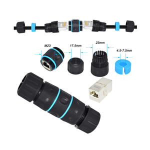 Connecteur réseau étanche RJ45 court de 82 cm, connecteur de câble réseau pour moniteur extérieur, connecteur RJ45 - Product Image 5