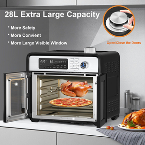 Horno de Convección de Gran Volumen con Puertas Francesas, Freidora de Aire Digital de Sobremesa con Ventana Visible - Product Image 5