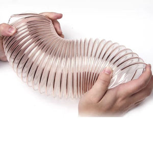 80mm 100mm 125mm 150mm 200mm <span class=keywords><strong>Tuyau</strong></span> d'<span class=keywords><strong>aspiration</strong></span> de conduit en polyuréthane <span class=keywords><strong>Tuyau</strong></span> flexible en spirale plaqué cuivre <span class=keywords><strong>Tuyau</strong></span> en fil d'acier en polyuréthane - Product Image 4